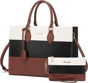 Borsa Donna per Laptop - Borsa LOVEVOOK 15,6" con Pochette, Impermeabile, Grande Capacità - Foto 1 di 8