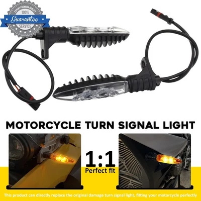 Lámpara indicadora de luz de señal de giro delantera LED 2 PIEZAS para BMW S1000XR S1000RR R1200R Foto 1 de 4
