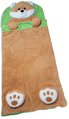 Hugfun Kids Animal Slumber Bag Little Bear Paws Sleeping Bag Nap Time Excellent  - Image 1 of 4