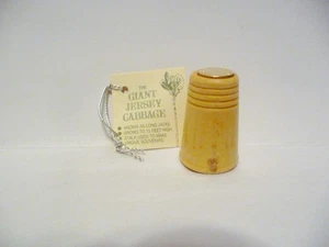THIMBLE GIANT JERSEY CABBAGE L'ETACQ UK BRASS TOP WITH COA UNUSUAL - Picture 1 of 8