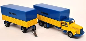 Tekno 1/50 Scania Vabas Torpedo Covered Lorry + Trailer Diecast Model Truck - Picture 1 of 9