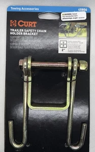 Curt 45806 Trailer Safety Chain Holder Bracket For 2" Shank - Picture 1 of 1