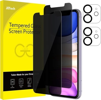 Privacy Screen Protector with Camera for iPhone 11 Pro, iPhone Xs and iPhone X - Image 1 of 4