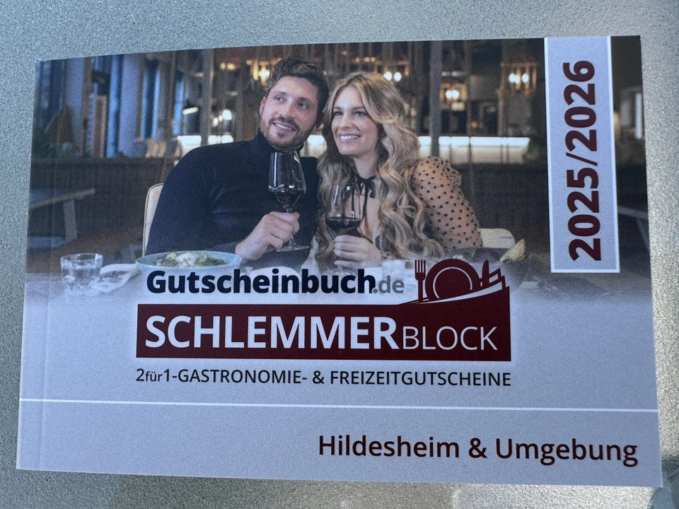 Schlemmerblock Gutscheinbuch 2025/2026 Hildesheim&Umgebung - Bild 1 von 1