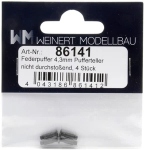 Weinert • 86141 • Federpuffer • Hülsenpuffer Nichtdurchstoßend Ø 4,3 • 4 Stück - Bild 1 von 1