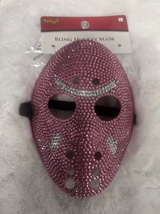 Bedazzled Pink Jason Voorhees Horror Friday the 13th Hockey mask Halloween New - Picture 1 of 6