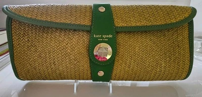 Bolso de Mano Kate Spade Rafia Verde Foto 1 de 4