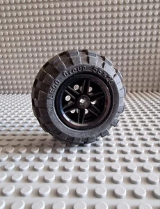 LEGO Technic Reifen Rad 56x26 Felge Schwarz 1 Stück Wheel Tire 56145 A178 - Picture 1 of 1