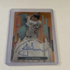 2025 Finest Autographs-Orange Refractor - Justin Morneau Auto /25 Twins #FA-JM - Picture 1 of 2