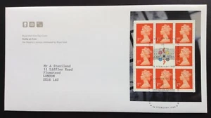 1999 Profil auf Druck Heftscheibe 4 auf adressiertem Ersttagsbrief, Westminster - Bild 1 von 2