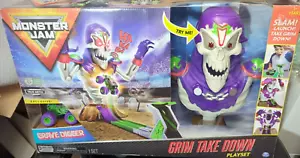 NEW MONSTER JAM Grim Take Down Featuring Grave Digger - Picture 1 of 2