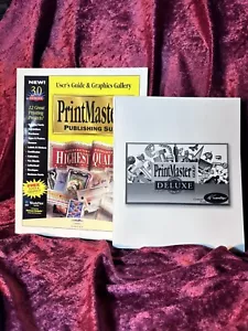 PrintMaster deluxe publishing guide and graphics clip art photos - Picture 1 of 6