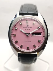 Reloj de pulsera Favre Leuba Geneve Duomatic 35 mm automático 17 joyas para hombre NS-07 - Imagen 1 de 9