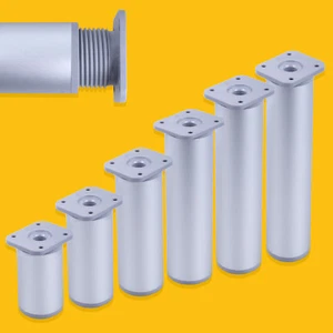 Möbelfuß Möbelfüße Höhenverstellbar Ø40mm Sockelfuß Schrankfuß Aluminium Füße - Bild 1 von 2