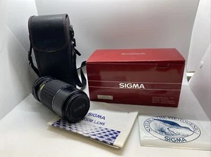 SIGMA 75-210mm f/3.5-4.5 Lens - CANON FD Mount Cameras ZOOM-K III Minolta - Picture 1 of 7