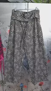 JOE BROWNS Ladies Wide leg trousers PLUS size 16 18 20 XL BOHO Casual Hippie - Picture 1 of 11