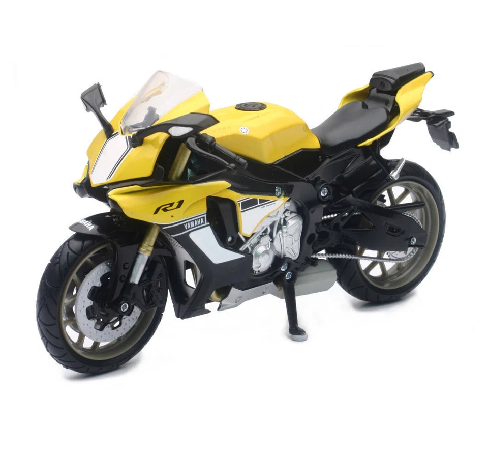 New-Ray Toys 1:12 Scale Yamaha 2016 Yamaha YZF-R Yellow 57803B Foto 1 de 1