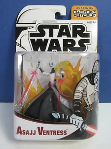 star wars CN CLONE WARS ASAJJ VENTRESS Actionfigur 2003 Hasbro Cartoon Network - Bild 1 von 4