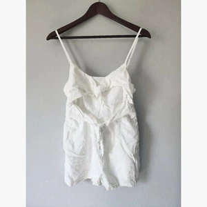JOA just one answer double knotted front shortall one piece jumpsuit size large - Picture 1 of 11