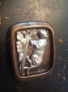 Solid Heavy Brass And Pewter Drummond Annapolis Maryland Mens Belt Buckle - Picture 1 of 5