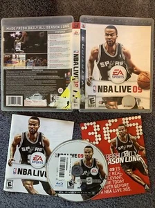 NBA Live 09 PS3 PlayStation 3 EA Sports Basketball Very Good Complete - Picture 1 of 5