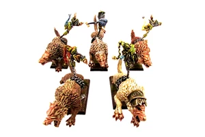 OOP Citadel / Warhammer Metal Chaos Night Goblin Fanatics / Wolves - Picture 1 of 8