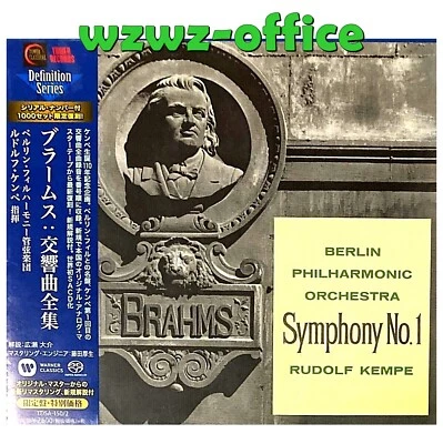Rudolf Kempe BPO SEALED NEW 3CD(SACD-Hybrid) Brahms Symp. Complete,etc OBI E - Image 1 of 3