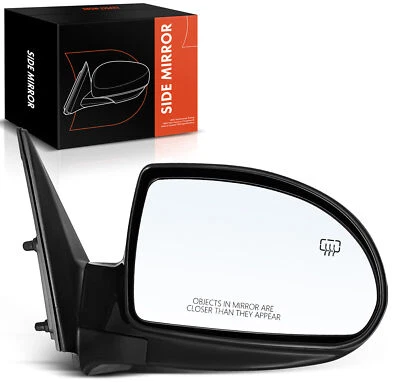Right Black Heated Mirror w/ Power Glass Adjust for Hyundai Elantra 2007-2010 - Image 1 of 4