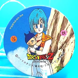 Bulma Dragon Ball Z Menko 732134534 Rare Retro Shueisha Japan Anime F/S - Picture 1 of 2