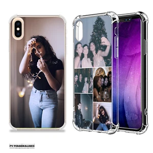 FUNDA PERSONALIZADA COLLAGE FOTO Cubierta a prueba de golpes para iPhone 12 13 Pro 11 XR X SE - Imagen 1 de 16