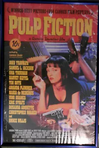 1994 Pulp Fiction Poster - Uma Thurman ; Cannes Meilleur Film - encadré - 37 X 26 - Photo 1 sur 6