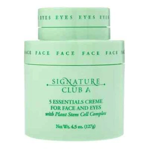 SIGNATURE CLUB A 5 Essentials Creme Plant Stem Cell Complex Face/Eyes 4.5oz NEW - Picture 1 of 2