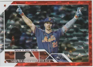 Actualización Topps 2023 Pete Alonso New York Mets #US292 Orange Foilboard 173/299 - Imagen 1 de 1