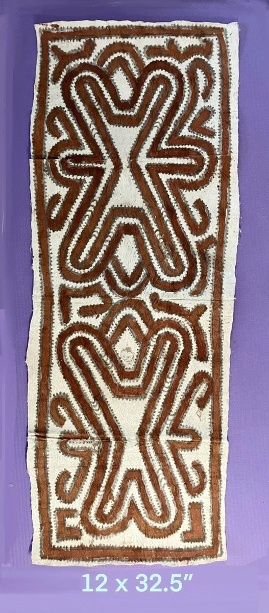 タパ　タパ布 最もプリミティブな布 ムブディ族のタパクロース