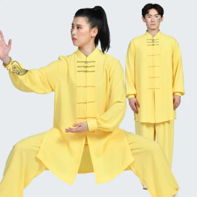 Martial Art Uniform Tai Chi Clothes Kung Fu Set Wushu Clothing For Woman Wudang - Image 1 of 4