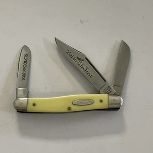 Camillius USA Model 711 Pocket Knife - Yellow Jacket - 3 Blade Stockman - Picture 1 of 11