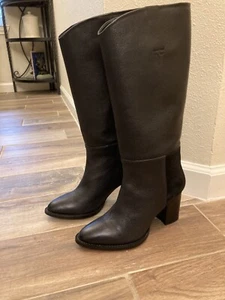 Lucchese schwarze modische Stiefel Größe 7 - Bild 1 von 7