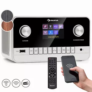 Radio Internet stereo DAB + FM radio digitale USB Bluetooth lettore multimediale bianco - Foto 1 di 11