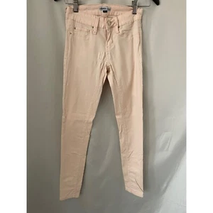 YMI Pastel Peach/Pink Hyper-stretch Skinny Bottom Pants - Picture 1 of 9