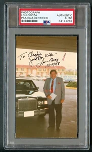 Lou Groza signed autograph 3x5 Photograph 1988 Football HOF Induction Week PSA - Picture 1 of 1