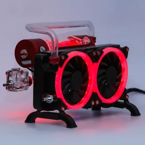 Laptop water cooling radiator RGB remote control color 2 fan 240MM - Picture 1 of 3
