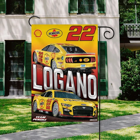 Joey Logano #22 Home Decor Double-Sided Garden Flag For Fan Racing Cover