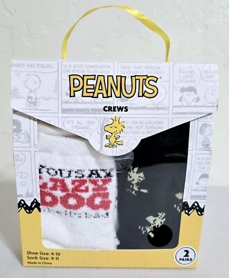 2 pares de calcetines suaves Peanuts Crew Foto 1 de 3