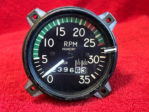 OTTO'S AIRCRAFT TACHOMETER READS 2396.63 HOURS - Picture 1 of 6