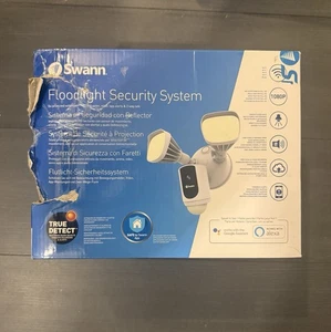 Swann Floodlight Security Camera - White. - Picture 1 of 2