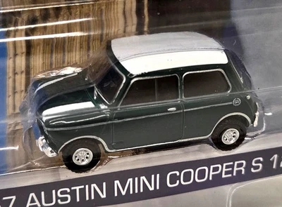 Greenlight 1/64 Austin Mini Cooper S 1275 1967 BR Green Diecast Model Car - Image 1 of 4