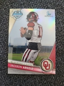 Jackson Arnold 2023 1st Bowman Chrome University Refractor #102 Auburn Tigers - Picture 1 of 3