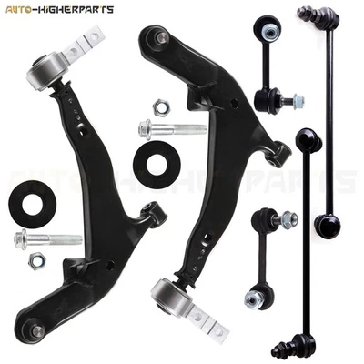 6 Pcs Suspension Control Arm Sway Bar Links for Nissan Murano 2003-2007 Foto 1 de 4
