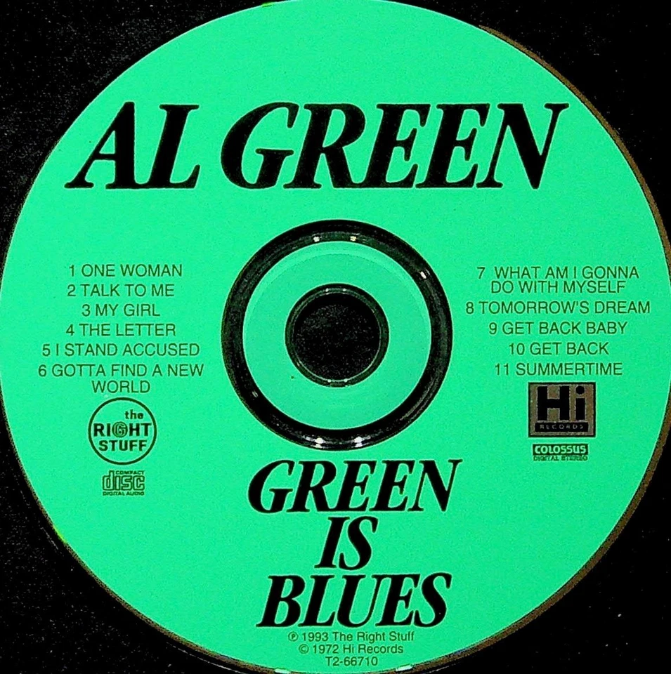 Green is Blues by Al Green Vintage CD -Only Hi Records 1969 Soul Classic - Image 1 of 1