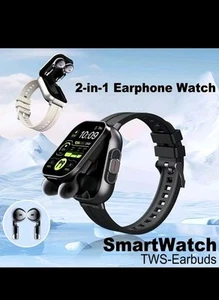 montre connectée 2 En 1 Ecouteur Sans Fil. - Photo 1/5